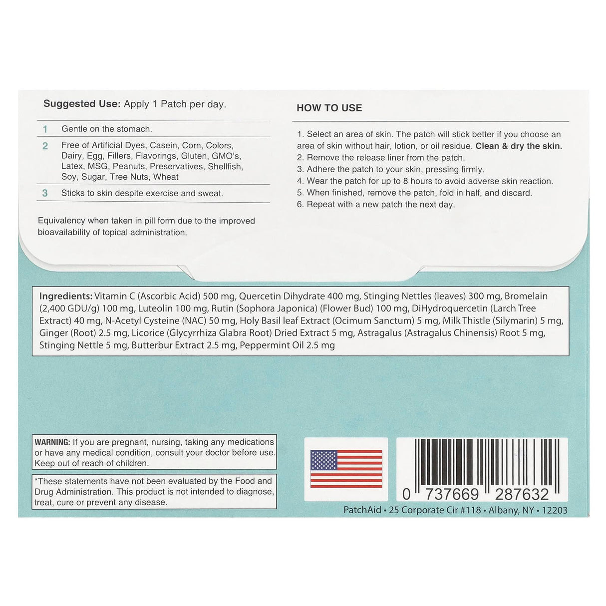 PatchAid, Allergy Plus Patch, 30 Patches - Supply Center USA