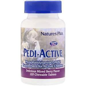 Nature's Plus, Pedi-Active, Supplement For Active Children, Mixed Berry Flavor, 120 Chewable Tablets - Supply Center USA