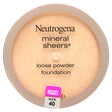 Neutrogena, Mineral Sheers Loose Powder Foundation, Nude 40, 0.19 oz (5.5 g) - Supply Center USA