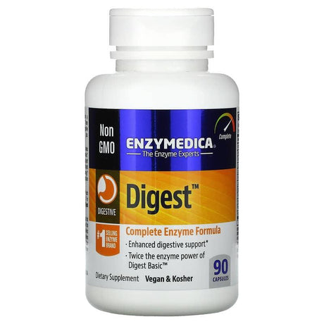 Enzymedica, Digest, Complete Enzyme Formula, 240 Capsules - Supply Center USA