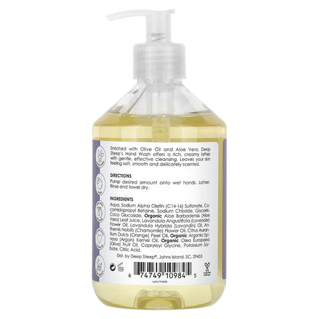 Deep Steep, Hand Wash, Grapefruit Bergamot, 17.6 fl oz (520 ml) - Supply Center USA