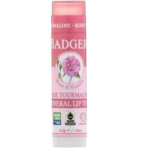 Badger Company, Mineral Lip Tint, Rose Tourmaline, .15 oz (4.2 g) - HealthCentralUSA