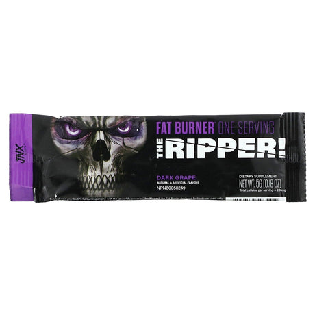 JNX Sports, The Ripper, Fat Burner, Dark Grape, 1 Stick, 0.18 oz (5 g) - Supply Center USA