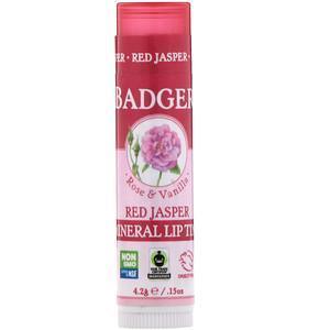 Badger Company, Mineral Lip Tint, Red Jasper, .15 oz (4.2 g) - Supply Center USA