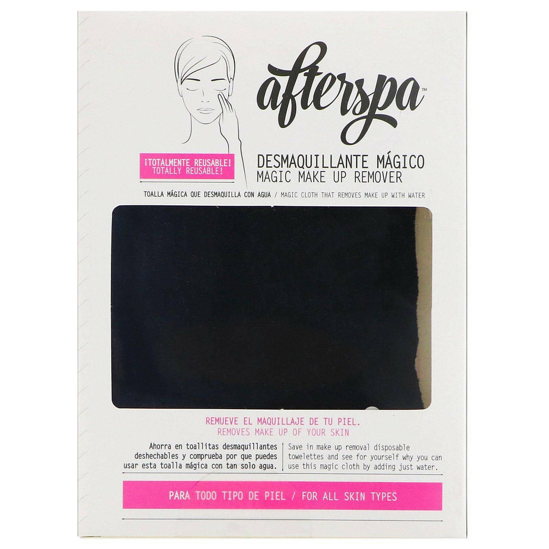 AfterSpa, Magic Make Up Remover Reusable Cloth, Black, 1 Cloth - HealthCentralUSA