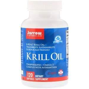 Jarrow Formulas, Krill Oil, 120 Softgels - Supply Center USA