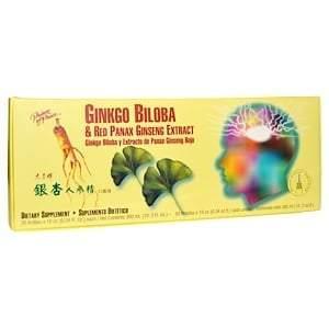 Prince of Peace, Ginkgo Biloba & Red Panax Ginseng Extract, 30 Bottles, 0.34 fl oz Each - Supply Center USA