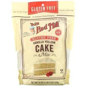 Bob's Red Mill, Vanilla Yellow Cake Mix, 19 oz (539 g) - Supply Center USA