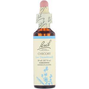 Bach, Original Flower Remedies, Chicory, 0.7 fl oz (20 ml) - Supply Center USA