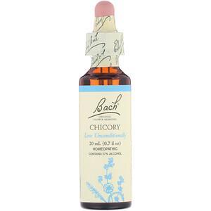 Bach, Original Flower Remedies, Chicory, 0.7 fl oz (20 ml) - HealthCentralUSA