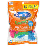 DenTek, Kids Fun Flossers, Wild Fruit, 90 Floss Picks - Supply Center USA