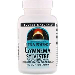 Source Naturals, Ultra Potency Gymnema Sylvestre, 550 mg, 120 Tablets - HealthCentralUSA