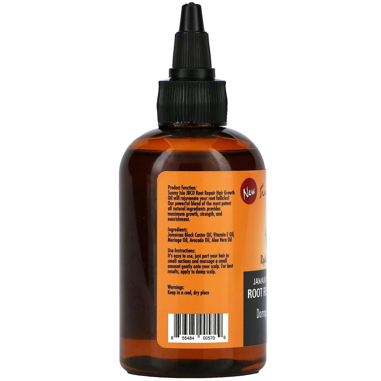 Sunny Isle, Jamaican Black Castor Oil, Root Repair Growth Oil, 4 fl oz - Supply Center USA