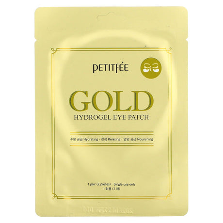 Petitfee, Gold Hydrogel Eye Patch, 60 Patches - Supply Center USA