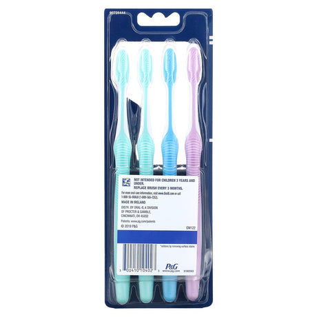 Oral-B, Vivid Whitening, Soft, 4 Toothbrushes - Supply Center USA