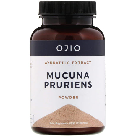 Ojio, Mucuna Pruriens Powder, 3.53 oz (100 g) - Supply Center USA