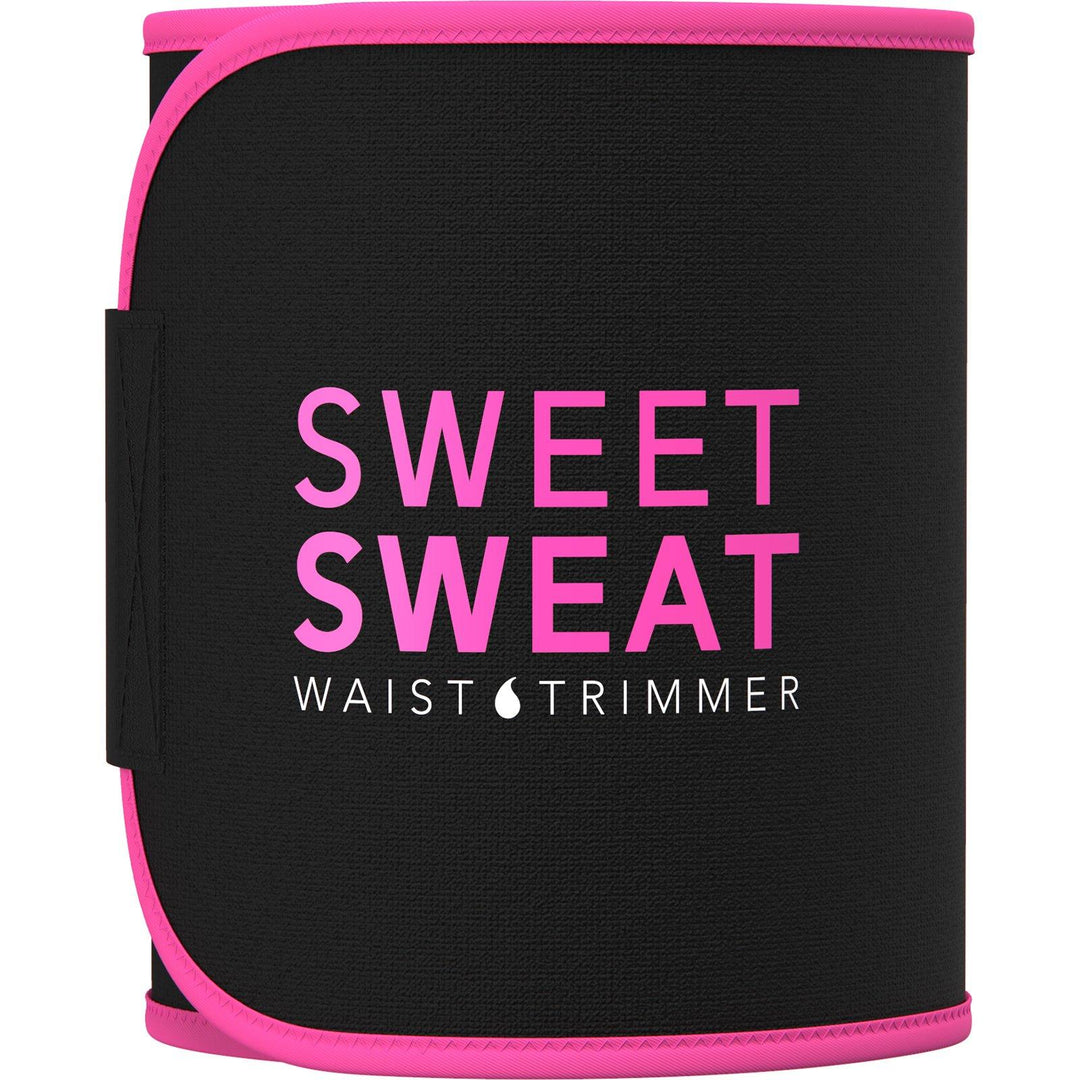 Sports Research, Sweet Sweat Waist Trimmer, Small, Black & Pink, 1 Belt - HealthCentralUSA