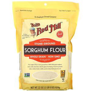 Bob's Red Mill, Stone Ground Sorghum Flour, 22 oz ( 624 g) - HealthCentralUSA