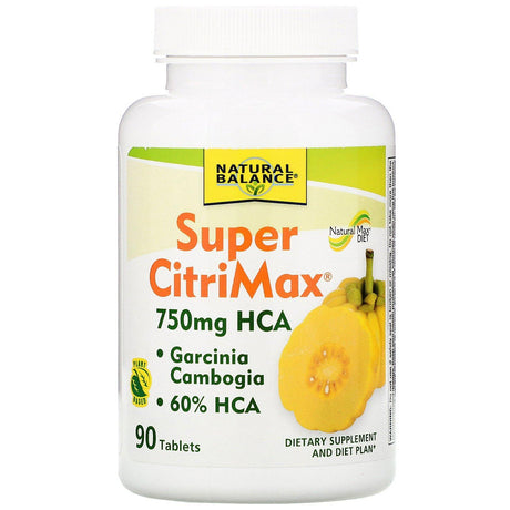 Natural Balance, Super CitriMax, 90 Tablets - Supply Center USA