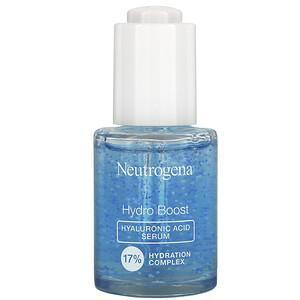 Neutrogena, Hydro Boost, Hyaluronic Acid Serum, Fragrance Free, 1.0 fl oz (30 ml) - Supply Center USA