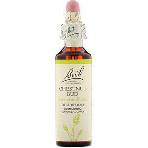 Bach, Original Flower Remedies, Chestnut Bud, 0.7 fl oz (20 ml) - Supply Center USA