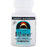 Source Naturals, B-12 Fast Melt, 5 mg, 60 Tablets - Supply Center USA