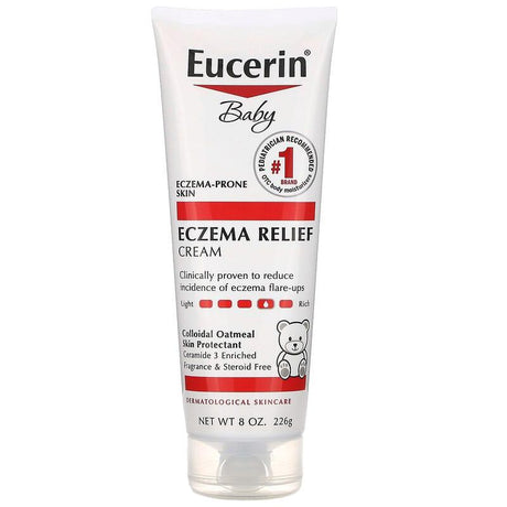 Eucerin, Baby, Eczema Relief, Cream, 8 oz (226 g) - Supply Center USA