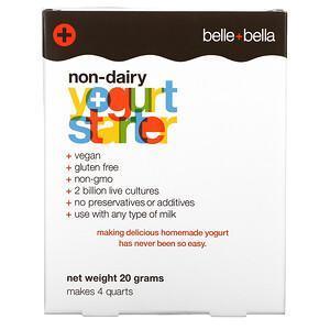 Belle+Bella, Non-Dairy Yogurt Starter, 4 Packets, (5 g) Each - Supply Center USA