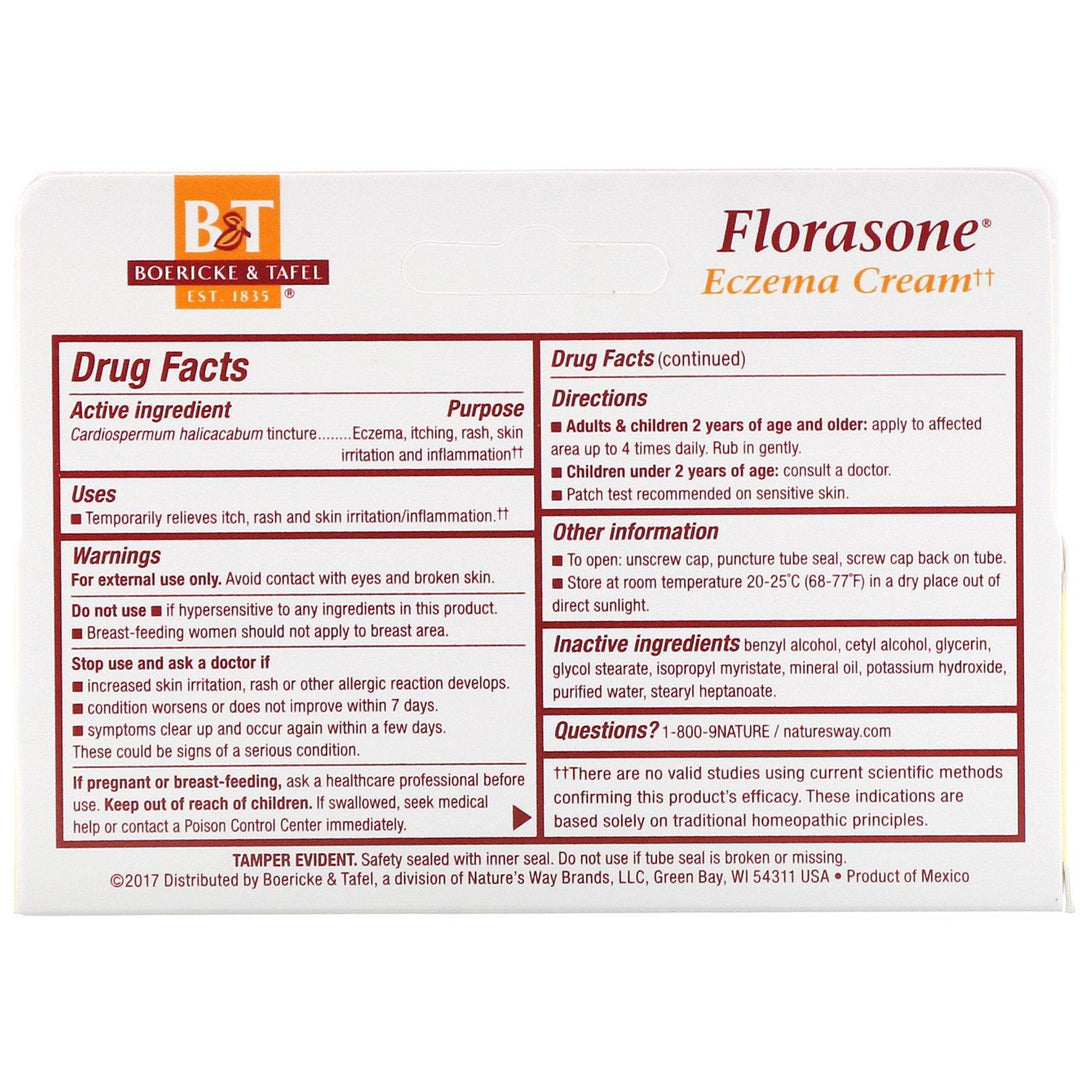 Boericke & Tafel, Florasone Topical Cream, 1 oz (28 g) - HealthCentralUSA