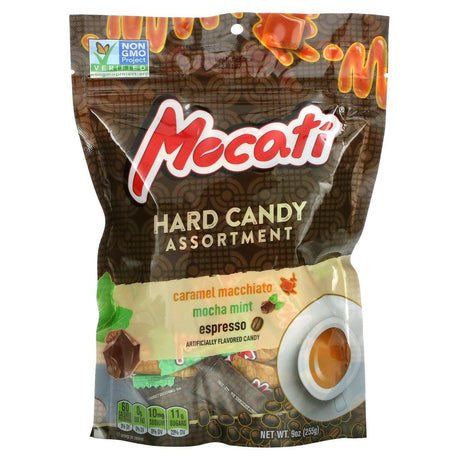 Aprati Foods, Hard Candy Assortment, Caramel Macchiato, Mocha Mint, Espresso, 9 oz (255 g) - Supply Center USA