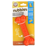 Arm & Hammer, Nubbies, Dental Dog Toys for Moderate Chewers, Classic Bone, Peanut Butter, 1 Toy - Supply Center USA