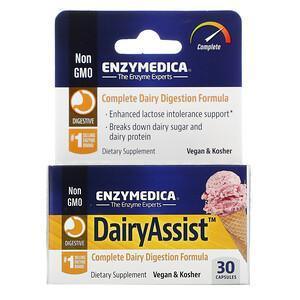 Enzymedica, DairyAssist, 30 Capsules - Supply Center USA