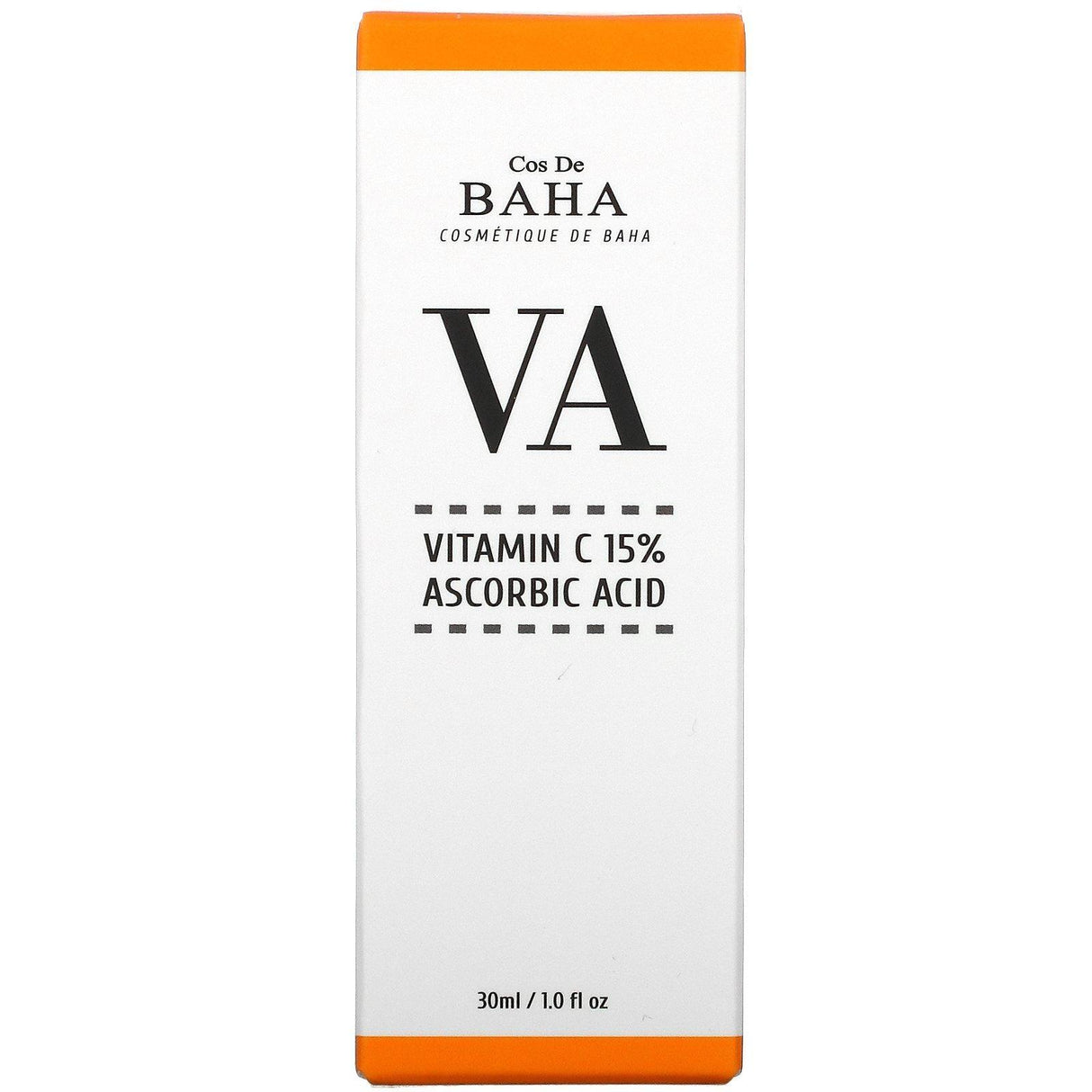 Cos De BAHA, VA, Vitamin C 15% Ascorbic Acid Serum, 1 fl oz (30 ml) - Supply Center USA