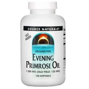 Source Naturals, Evening Primrose Oil, 1,350 mg, 120 Softgels - Supply Center USA