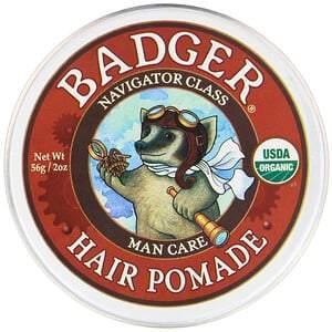 Badger Company, Organic, Hair Pomade, Navigator Class, 2 oz (56 g) - Supply Center USA