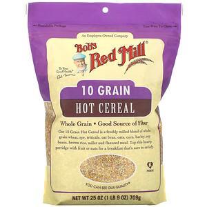 Bob's Red Mill, 10 Grain Hot Cereal, Whole Grain, 25 oz (709 g) - HealthCentralUSA