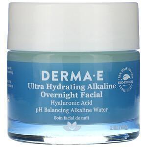 Derma E, Ultra Hydrating Alkaline Overnight Facial, 2 oz (56 g) - Supply Center USA