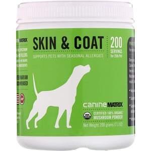 Canine Matrix, Skin & Coat, Mushroom Powder, 7.1 oz (200 g) - Supply Center USA