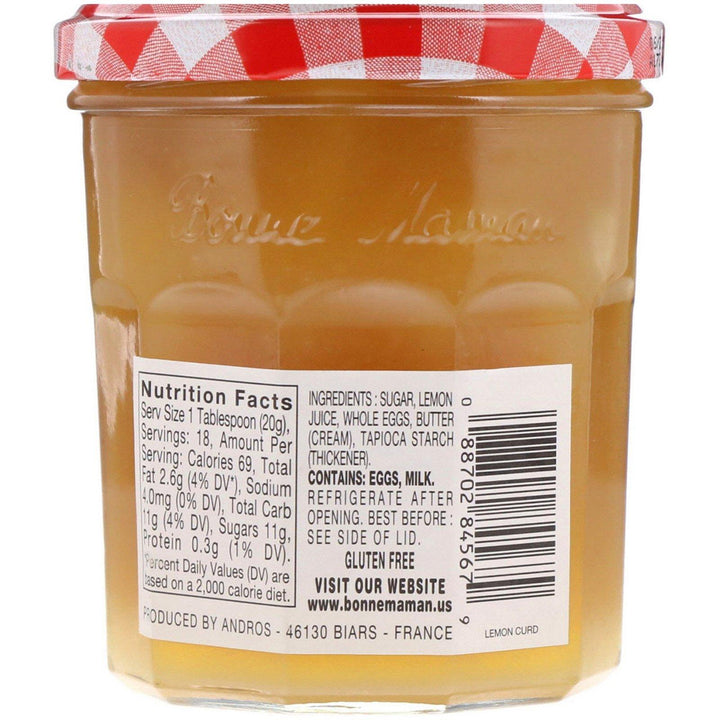 Bonne Maman, Lemon Curd, 12.7 oz (360 g) - HealthCentralUSA