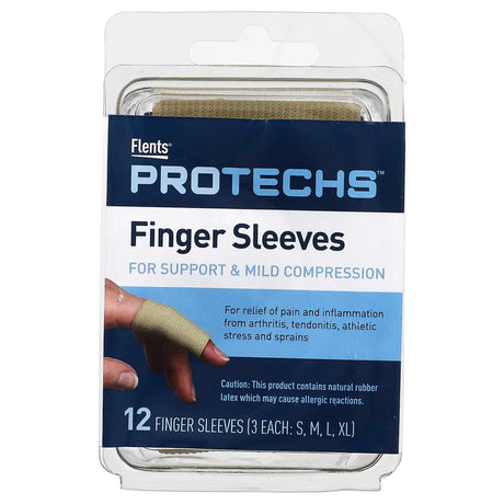 Flents, Protechs, Finger Sleeves, S,M,L,XL, 12 Finger Sleeves - Supply Center USA