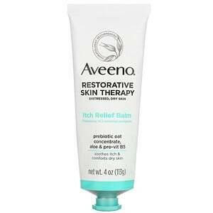 Aveeno, Restorative Skin Therapy, Itch Relief Balm, 4 oz (113 g) - HealthCentralUSA