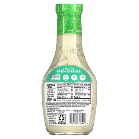 Annie's Homegrown, Organic Green Goddess Dressing, 8 fl oz (236 ml) - Supply Center USA