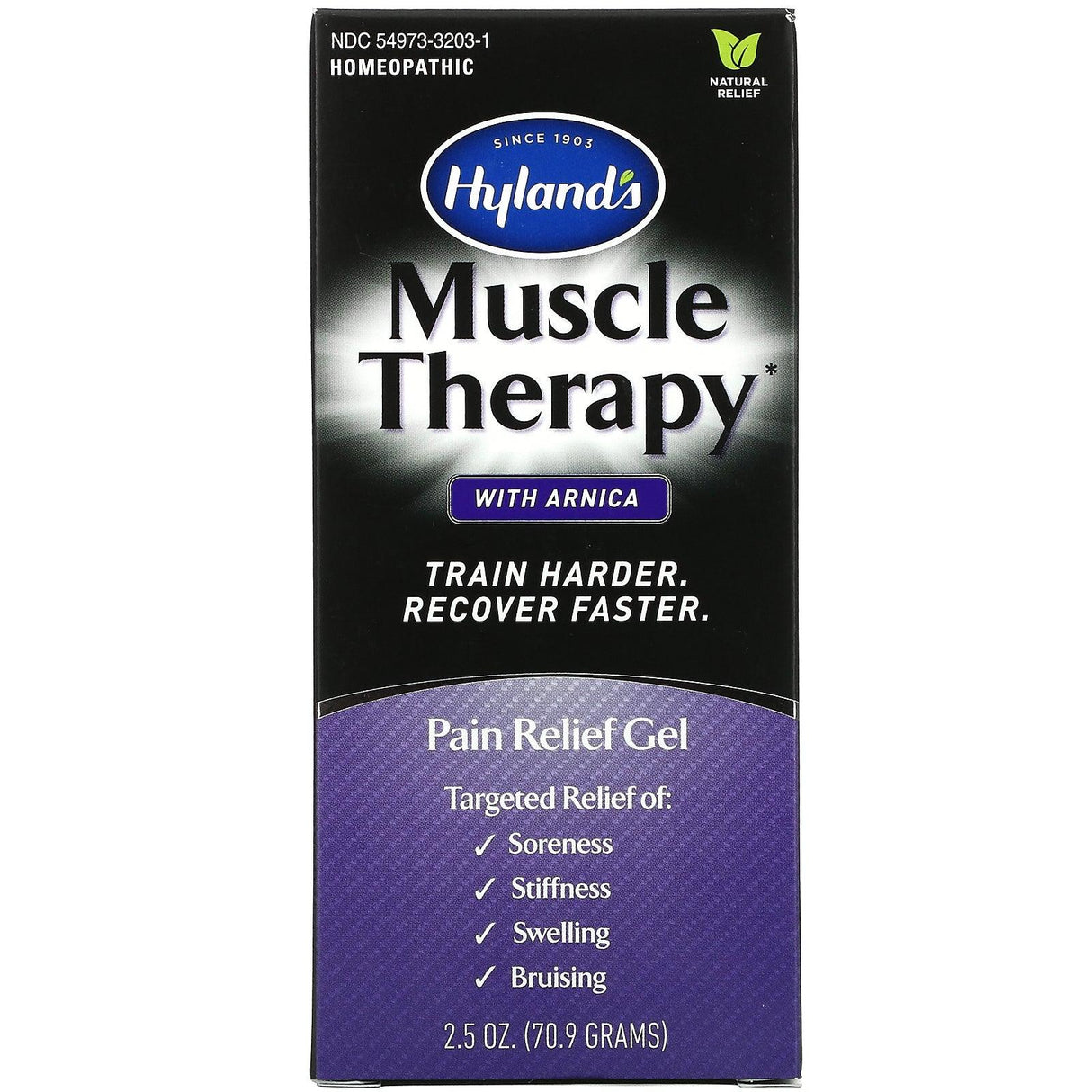 Hyland's Naturals, Muscle Therapy with Arnica, Pain Relief Gel, 2.5 oz (70.9 g) - Supply Center USA