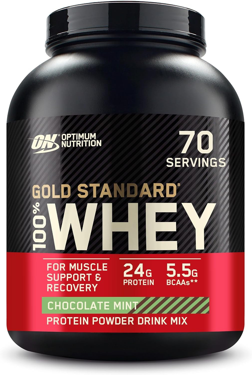 Optimum Nutrition Gold Standard 100% Whey Protein Powder, Double Rich Chocolate, 2 Pound (Packaging May Vary)