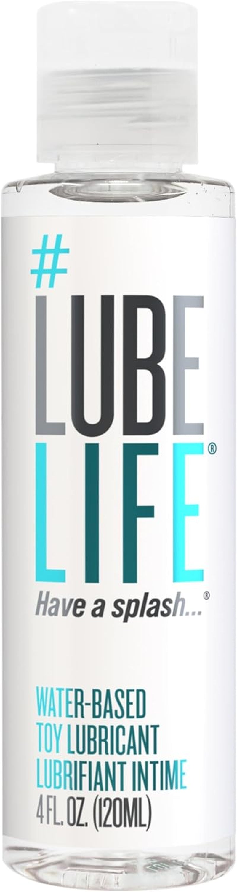 Lube Life Water-Based Toy Lubricant, Toy-Safe Lube for Men, Women and Couples, Non-Staining, 8 Fl Oz