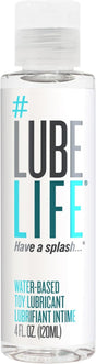 Lube Life Water-Based Toy Lubricant, Toy-Safe Lube for Men, Women and Couples, Non-Staining, 8 Fl Oz