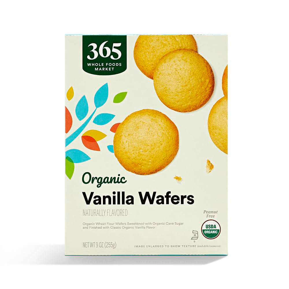 365 by Whole Foods Market, Organic Vanilla Wafers, 9 Ounce
