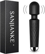 Vibrator Wand,Adult Sex Toy Wand, G Spot Dildo, Clit Vibrator, Sex Vibrators,Clitoris Stimulation,With 8 Speeds & 20 Patterns, Quiet,Fully Waterproof,Vibrating Wand for Her Pleasure (Rose Red)