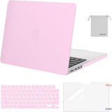 MOSISO Compatible with Macbook Pro 14 Inch Case 2024 2023 2022 2021 M4 M3 M2 M1 Pro Max A3112 A3185 A3401 A2918 A2992 A2779 A2442, Plastic Hard Shell&Keyboard Cover&Screen Film&Pouch, Black