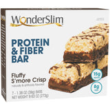Wonderslim Protein & Fiber Bar, Salted Toffee Pretzel, 15G Protein, 7G Fiber, Gluten Free (7Ct)